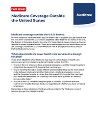 Publication CMS-11037 Medicare Coverage Outside the United States